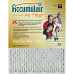 Accumulair Gold Air Filter - For Air Conditioner, Furnace - FLNFB24X244 Product Image 