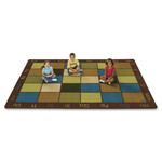 Carpets for Kids Premium Nature's Colors Seating Rug - 90" Length x 12 ft Width - CPT18112 Product Image 