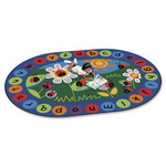 Carpets for Kids Premium Ladybug Circletime Rug - 99" Length x 11.67 ft Width - CPT2008 Product Image 