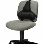 Fellowes Professional Series Microban Protection Back Support - Strap Mount - Black - Fabric, Memory Foam Product Image 
