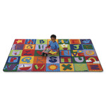 Carpets for Kids KIDSoft Toddler Alphabet Blocks Rug - 108" Length x 72" Width - CPT3800 Product Image 