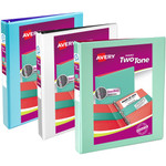 Avery Two-Tone Binder, 2 Inch Slant Rings, Color Will Vary (17236) - 2" Binder Capacity - (AVE17236) Product Image 