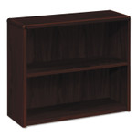 HON 10700 Series Wood Bookcase, Two-Shelf, 36w x 13.13d x 29.63h, Mahogany (HON10752NN) View Product Image