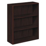 HON 10700 Series Wood Bookcase, Three-Shelf, 36w x 13.13d x 43.38h, Mahogany (HON10753NN) View Product Image