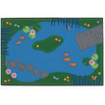 Carpets for Kids KID$Value Rugs Tranquil Pond Rug - 108" Length x 72" Width - CPT7206 Product Image 