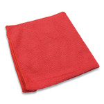 Impact Lightweight Microfiber Cloths, 16 x 16, Red, 240/Carton (IMPLFK451) View Product Image