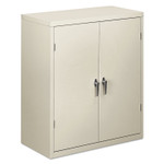 HON Assembled Storage Cabinet, 36w x 18.13d x 41.75h, Light Gray View Product Image