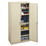 HON Assembled Storage Cabinet, 36w x 18.13d x 71.75h, Putty View Product Image
