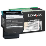 Lexmark C540A1KG Return Program Toner, 1,000 Page-Yield, Black (LEXC540A1KG) View Product Image