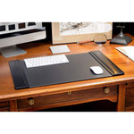 Dacasso Side-Rail Desk Pad - Rectangular - 25.5" Width x 17.25000" Depth - DACP1002 Product Image 