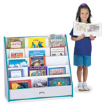 Jonti-Craft Rainbow Accents Laminate 5-shelf Pick-a-Book Stand - 5 Compartment(s) - Compartment Size : 1" - 27.50" Height x 30" Width x 13.50" Depth - Durable, Laminated, Rounded Corner - JNT3514JCWW003 Product Image 