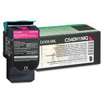 Lexmark C540H1MG Return Program High-Yield Toner, 2,000 Page-Yield, Magenta (LEXC540H1MG) View Product Image