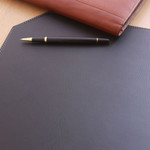 Dacasso Leatherette Cut Corner Placemat - Home, Office, Conference Room - 17" Length x 12" Width x 0.170" Thickness - DACH1148 Product Image 