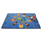 Carpets for Kids Premium Give The Planet A Hug Rug - 65" Length x 46" Width - CPT4413 Product Image 