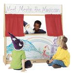 Jonti-Craft Write-n-Wipe Imagination Station - Baltic Stand - Floor Standing - Durable, Rounded Corner, Yellowing Resistant - JNT7200JC Product Image 