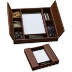 Dacasso Leather Conference Room Organizer - 6 Compartment(s) - Desktop - DACA3490 Product Image 