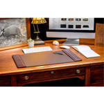 Dacasso Leather Side-Rail Desk Pad - Rectangular - 25.5" Width x 17.25000" Depth - DACP3402 Product Image 