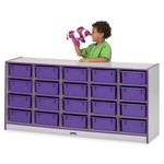 Rainbow Accents Rainbow Accents Cubbie Mobile Storage - 20 Compartment(s) - 29.50" Height x 24.50" Width x 15" Depth - Floor - JNT4020JCWW112 Product Image 