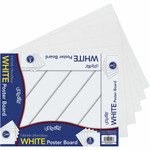 UCreate Poster Board Package - Poster, Sign, Art, Office Project, Home Project, Chart - 11" Width x 14" Length - White Product Image 
