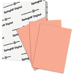 Springhill Multipurpose Cardstock - Salmon - 92 Brightness - Letter - 8 1/2" x 11" - 110 lb Basis Weight Product Image 