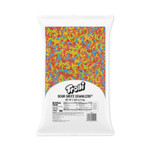Green Rabbit Sour Brite Crawlers Gummy Worms - Orange, Lime, Cherry, Lemon, Strawberry, Grape - GRR20900023 Product Image 