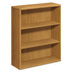 HON 10700 Series Wood Bookcase, Three-Shelf, 36w x 13.13d x 43.38h, Harvest (HON10753CC) View Product Image