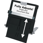 Fellowes Professional Series In-Line Document Holder - Horizontal - 7.5" Height x 12" Width x 2.5" Depth - Black Product Image 