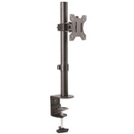 StarTech.com Single Monitor Desk Mount - Adjustable Single Monitor VESA Mount 8kg Display - Ergonomic Pole Mount Arm - C-Clamp/Grommet Product Image 