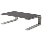 StarTech.com Monitor Riser Stand - For up to 32" Monitor - Height Adjustable - Computer Monitor Riser - Steel and Aluminum - Monitor Shelf with Three Height Settings Product Image 