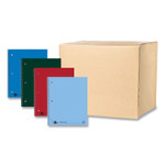 Roaring Spring College Ruled 2 Subject Spiral Notebook - 100 Sheets - 200 Pages - Printed - Spiral Bound - Both Side Ruling Surface - Red Margin - ROA11085CS Product Image 