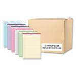 Roaring Spring EnviroShades Legal Pad - 50 Sheets - 100 Pages - Printed - Stapled/Tapebound - Both Side Ruling Surface - Double Line Red Margin - 15 lb Basis Weight - ROA74221CS Product Image 