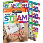 Shell Education 180 Days: Hands-On STEAM: Grade K Printed Book - Book - Grade K - SHL29643 Product Image 