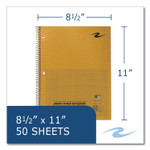 Roaring Spring Graph Paper Notebook - 50 Sheets - 100 Pages - Printed - Spiral Bound - Both Side Ruling Surface - ROA77688CS Product Image 