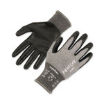 Ergodyne Nitrile-Coated Cut-Resistant Gloves - Dirt, Debris Protection - Nitrile Coating - Medium Size - Nitrile - Gray - EGO10303 Product Image 