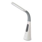 OttLite Cool Breeze LED Fan Lamp - LED Bulb - Color Changing Mode, Flexible Neck, Adjustable Brightness, Touch-activated, Glare-free Light, Adjustable Height, Adjustable Angle, Built-in Fan - 350 lm Lumens - Desk Mountable - OTTF26WG9SHPR Product Image 