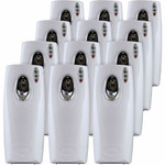 Claire Metered Air Freshener Dispenser - 0.13 Hour, 0.25 Hour, 0.50 Hour - Wall - 2 x C Battery - 12 / Carton Product Image 