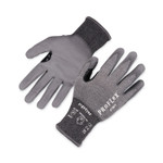 Ergodyne 7071 PU-Coated Cut-Resistant Gloves - Abrasion, Dirt, Debris Protection - Polyurethane Coating - XXL Size - High Performance Polyethylene (HPPE) - Gray - Touchscreen Capable - EGO18066 Product Image 