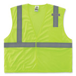 Ergodyne GloWear 8210HL Mesh Hi-Vis Safety Vest - Recommended for: Baggage Handling, Construction, Utility Crew, Survey Crew, Railway Worker, Warehouse, Distribution - 4-Xtra Large - Hook & Loop Closure - 2 Pocket(s) - EGO24528 Product Image 