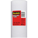 3M Mailing Tubes - 4" Width x 48" Length - Removable End Caps - White Product Image 