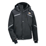 ergodyne N-Ferno 6466 Thermal Jacket with 500D Nylon Shell, Medium, Black Product Image 
