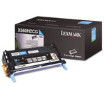 Lexmark X560H2CG High-Yield Toner, 10,000 Page-Yield, Cyan (LEXX560H2CG) View Product Image