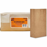 AJM #5 Squat Kraft Paper Grocery Bags - AJMGB05NP5CES Product Image 