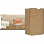 AJM #25 Squat Kraft Paper Grocery Bags - AJMSQ40NP5C25ES Product Image 