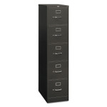 HON 310 Series Vertical File, 5 Letter-Size File Drawers, Charcoal, 15" x 26.5" x 60" View Product Image