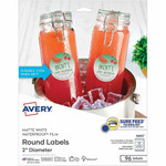 Avery 2" Waterproof Round Labels - AVE05657 Product Image 