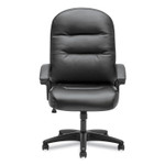 HON Pillow-Soft 2090 Series Executive High-Back Swivel/Tilt Chair, Supports Up to 250 lb, 16" to 21" Seat Height, Black (HON2095HPWST11T) View Product Image