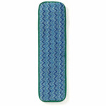 Rubbermaid Commercial Hygen 18" Microfiber Wet Pad - RCPQ410GRN Product Image 