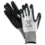 HYFLEX -  11624 DYNEEMA/LYCRA WHT W/BLK PU CT 10  - 012-11-624-10 (12 PR = 1 DZ) Product Image 