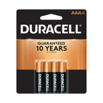 DURACELL - COPPERTOP ALKALINE BATTERIES  AAA  4/PK  - 243-MN2400B4Z (4 EA = 1 CD) Product Image 