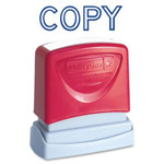 MESSAGE STAMP PRE-INKED "COPY" BLUE INK - 7520012074194 Product Image 
